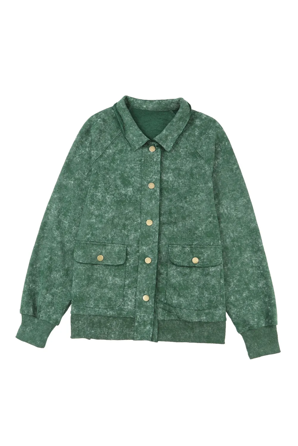 💀💎 Snap Button Casual Flap Pockets Collared Jacket – The Ultimate Throw-On & Go Jacket 💋