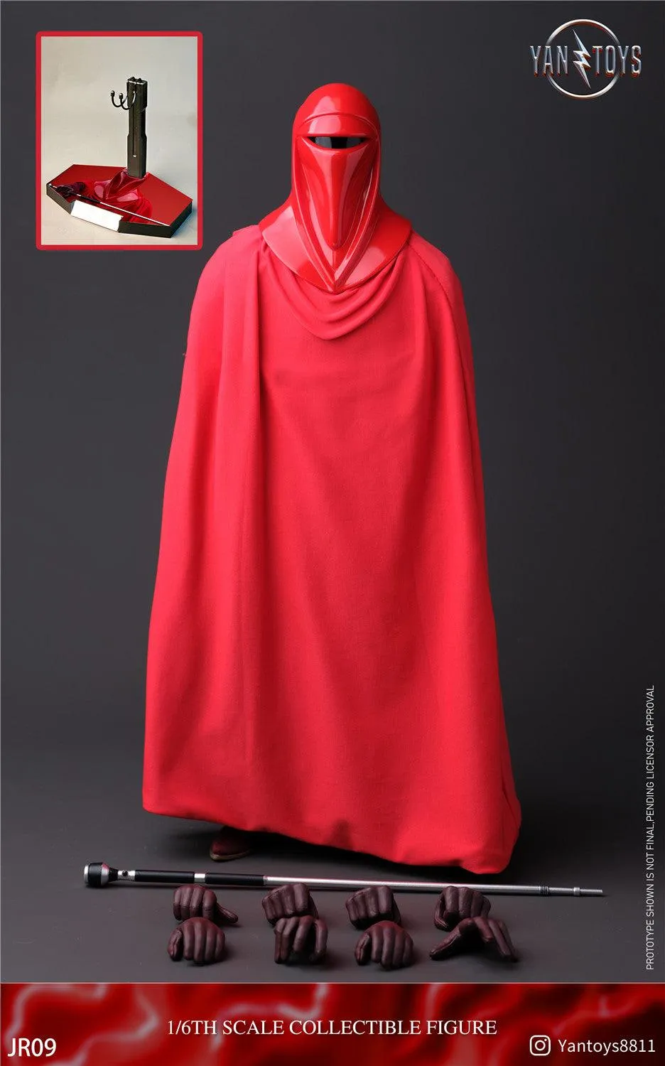 1:6 Red Emperor Guard Action Figure
