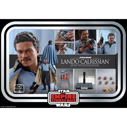 1:6 Star Wars : The Empire Strikes Back - Lando Calrissian Figure MMS588 Hot Toys 40th Anniversary