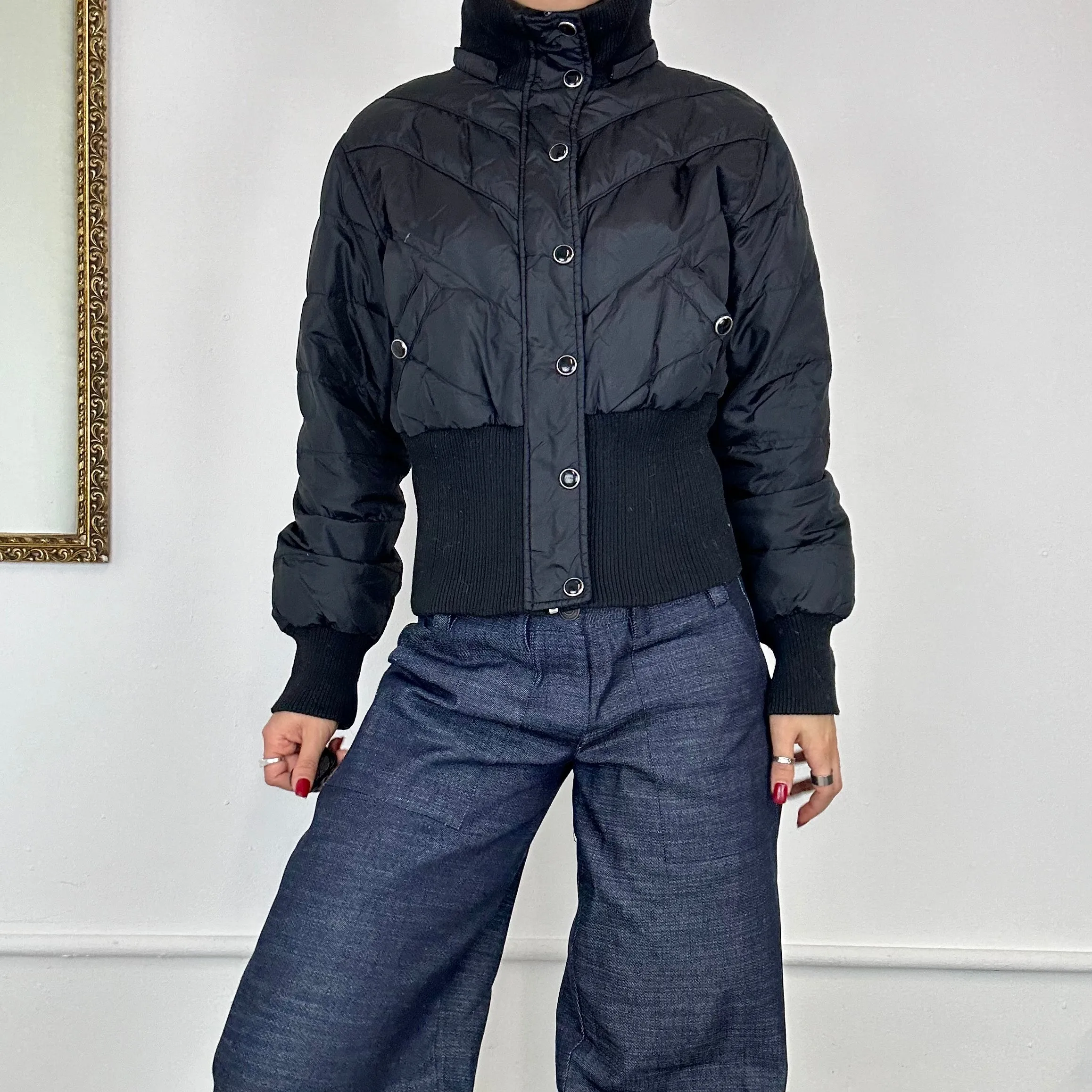 2000's guess puffer jacket