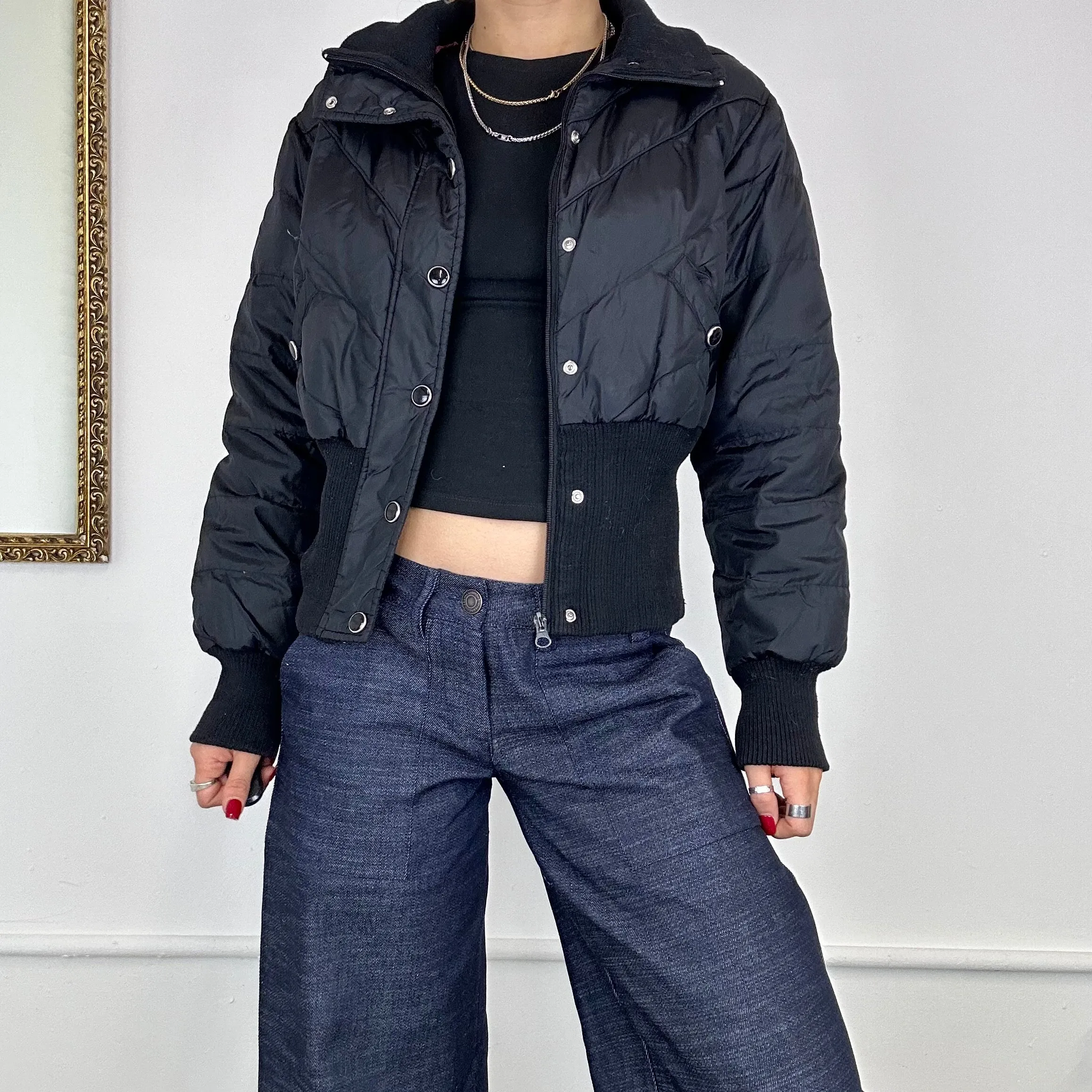 2000's guess puffer jacket