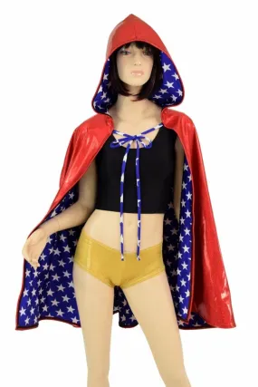 35" Reversible Hooded Cape