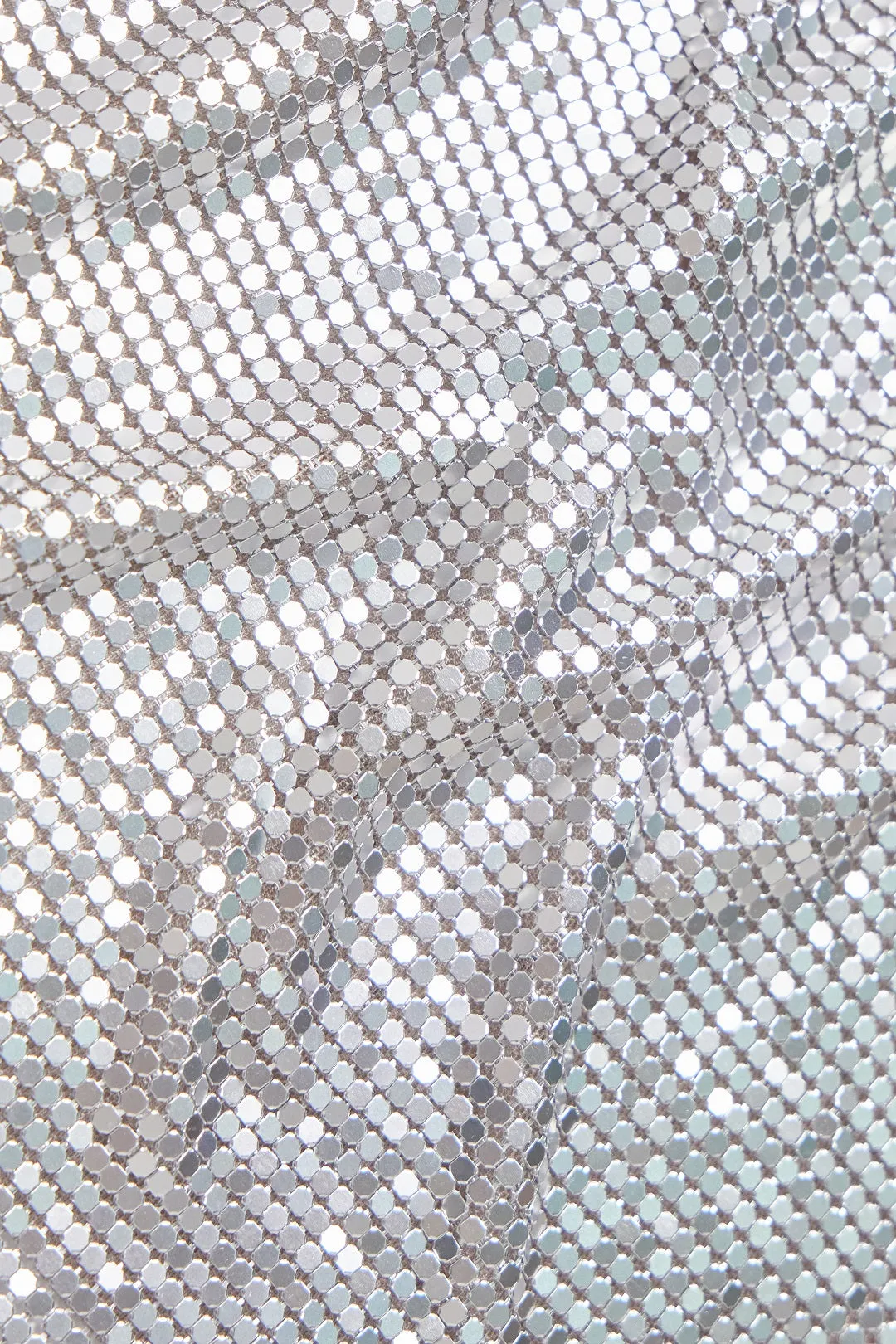 Adrianne Dress Chrome Silver