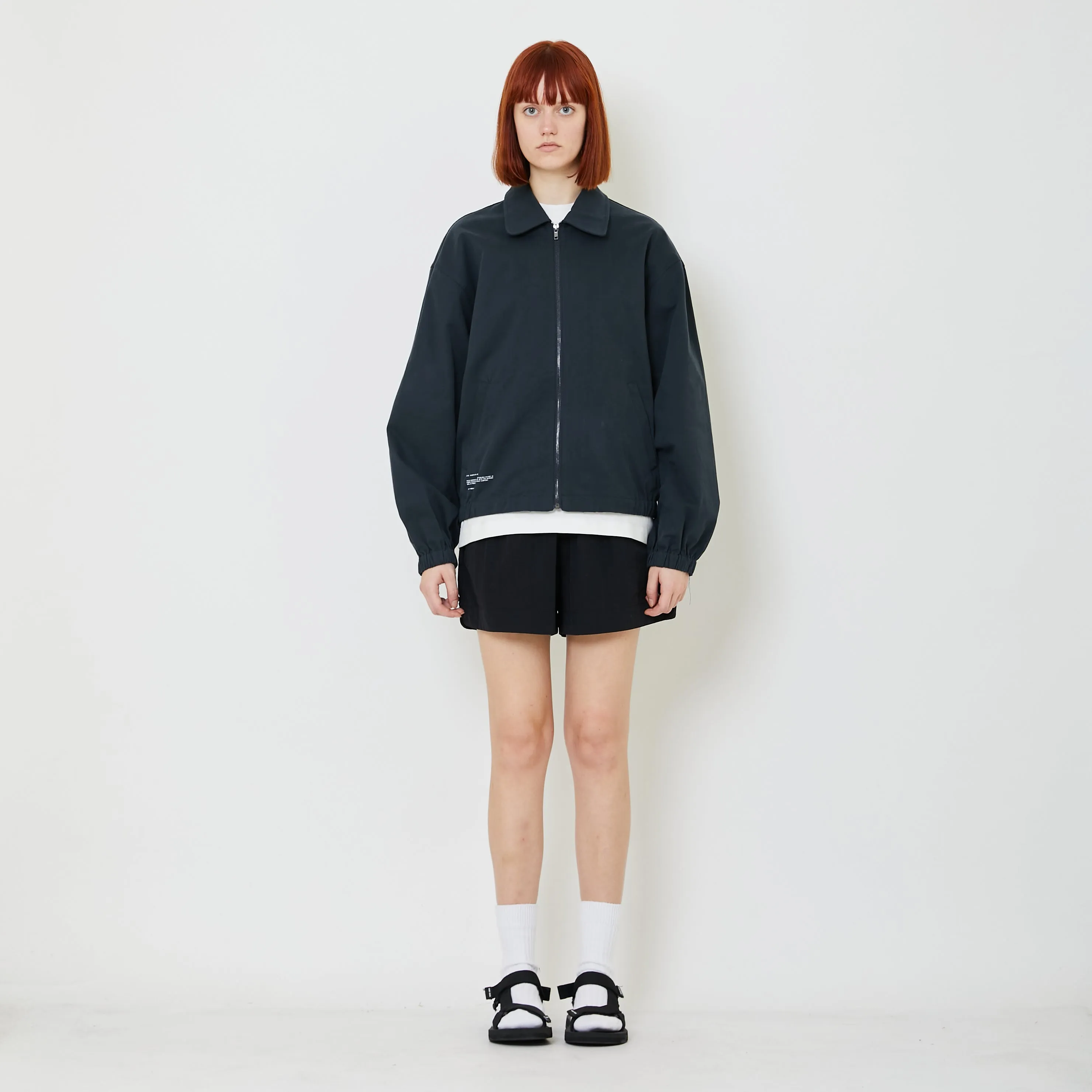Adult Genderless Cropped Jacket - Navy - SU2408005C