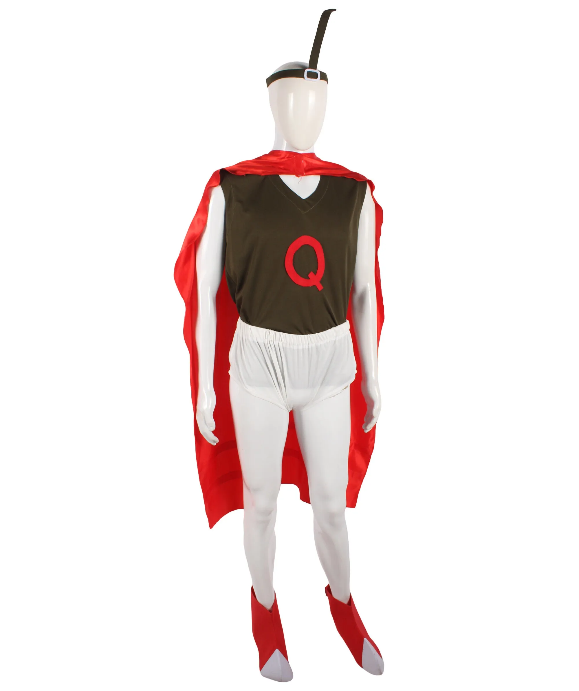 Adult Men's Cartoon Series Imaginary Alien Superhero Costume Set | Suitable for Halloween | Flame-retardant Synthetic Fabric