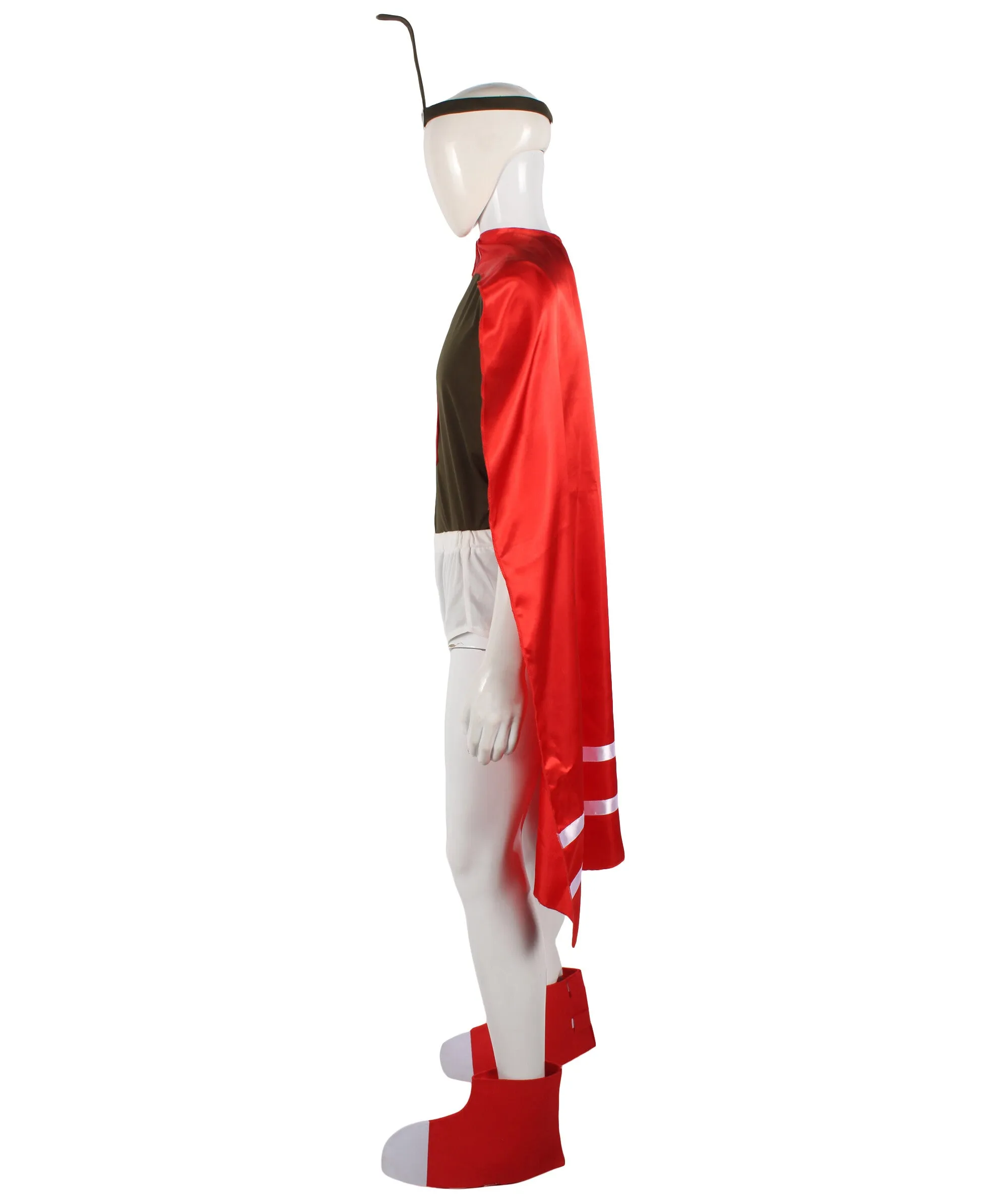 Adult Men's Cartoon Series Imaginary Alien Superhero Costume Set | Suitable for Halloween | Flame-retardant Synthetic Fabric