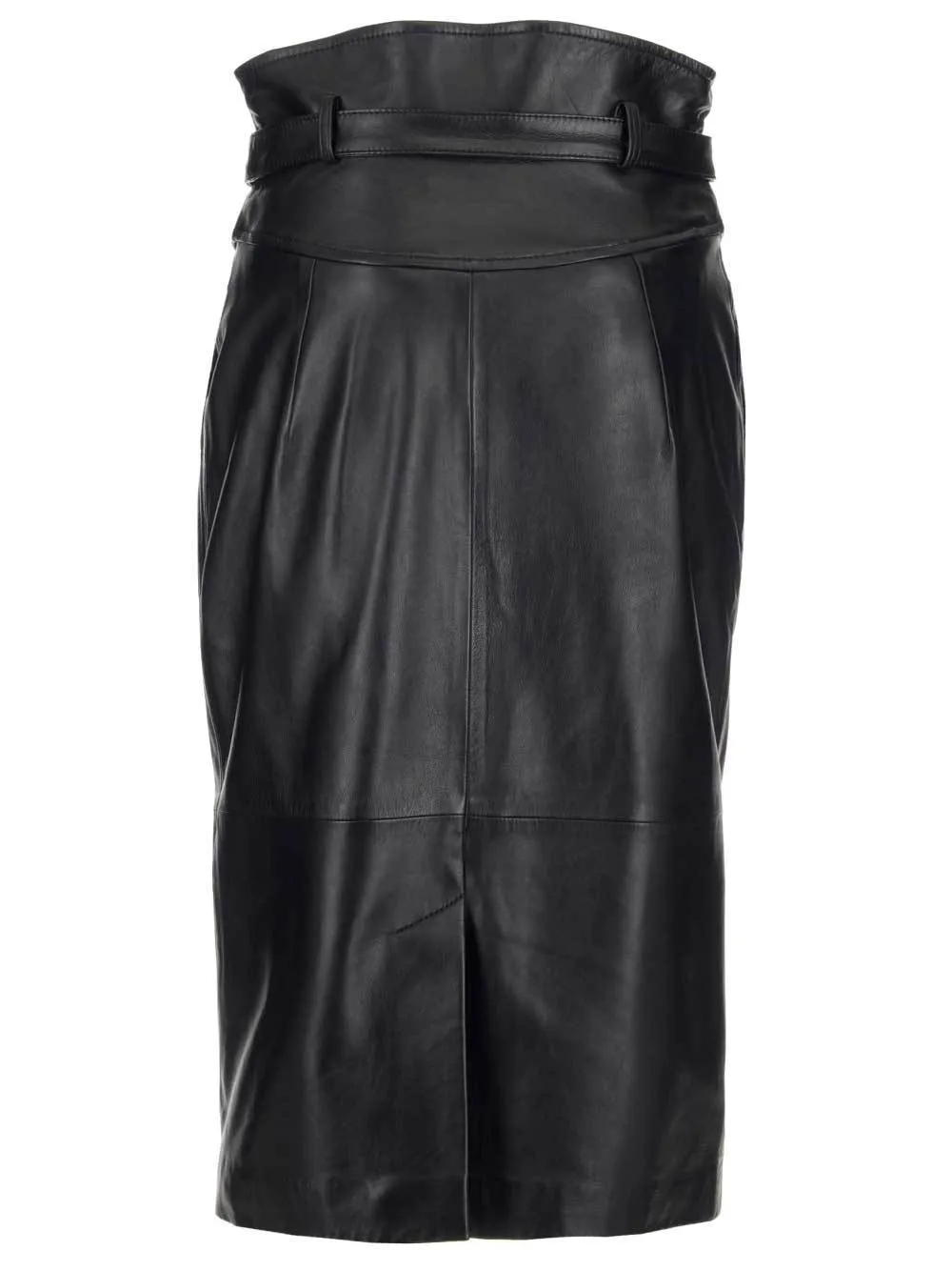 Alberta Ferretti Belted Pencil Skirt