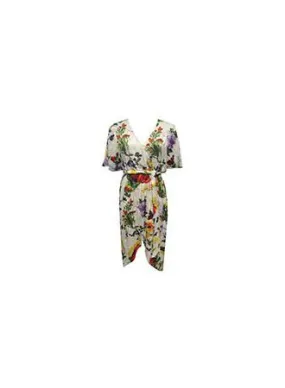 Alice   Olivia - Clarine Oversized Sleeve Wrap Dress