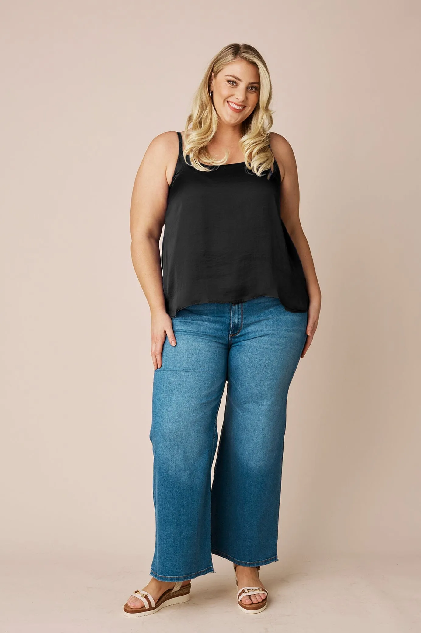 Ana Camisole Top Black
