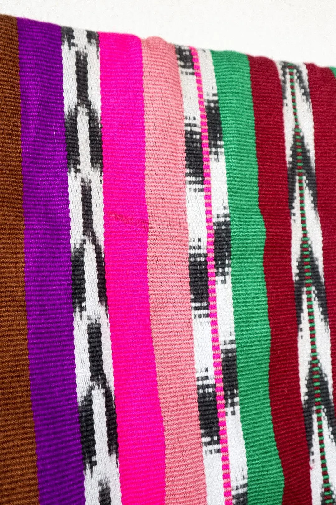 Authentic Guatemalan Vintage Mayan Rebozo Shawl - Handwoven Textile