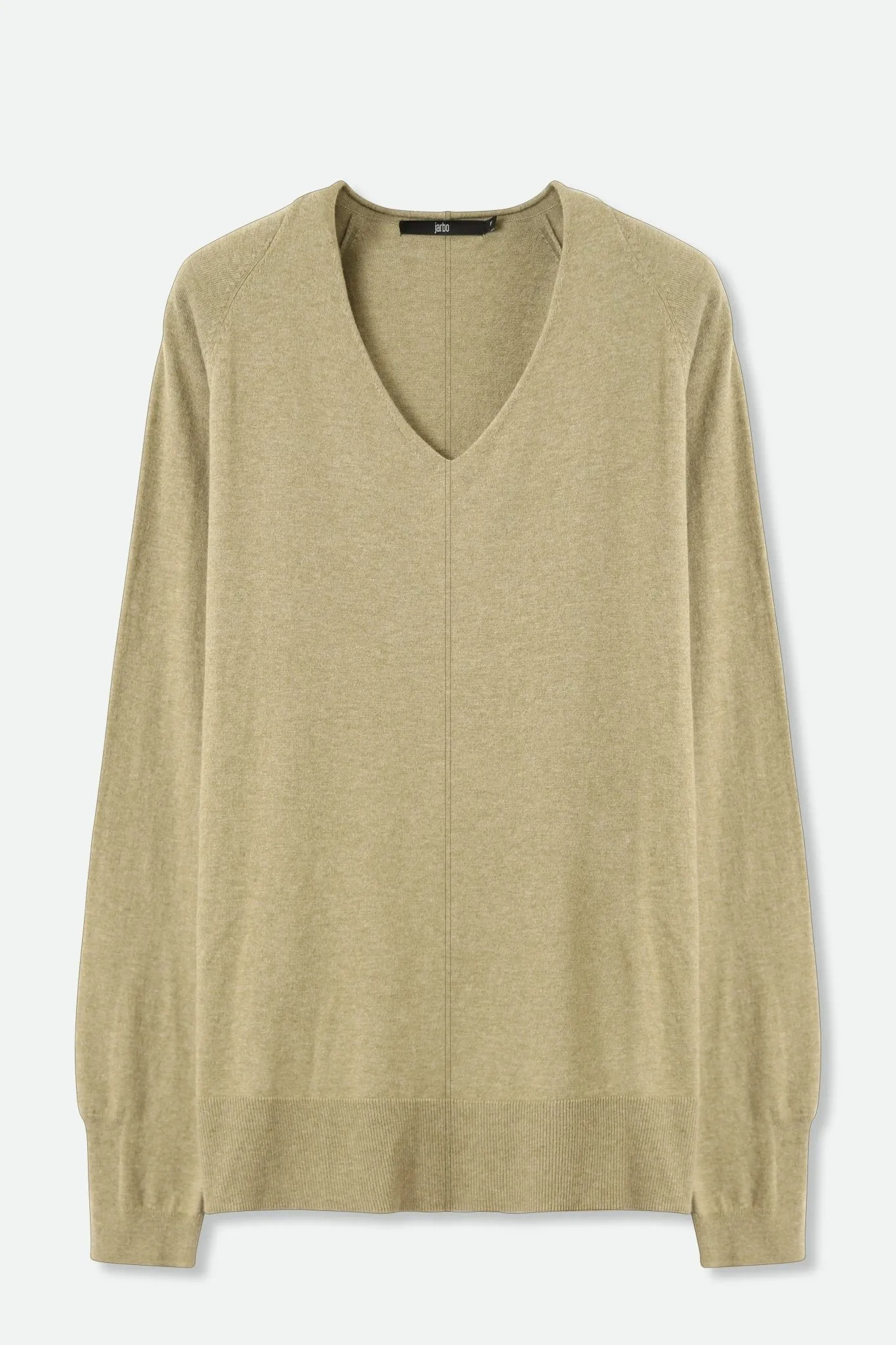 AVERY V NECK TUNIC IN DOUBLE KNIT PIMA COTTON