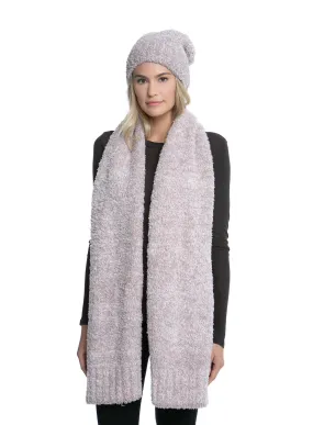 Barefoot Dreams - Cozychic Pom Pom Beanie Scarf Set in Vintage Rose Ballet Pink