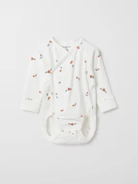 Berry Print Wraparound Babygrow