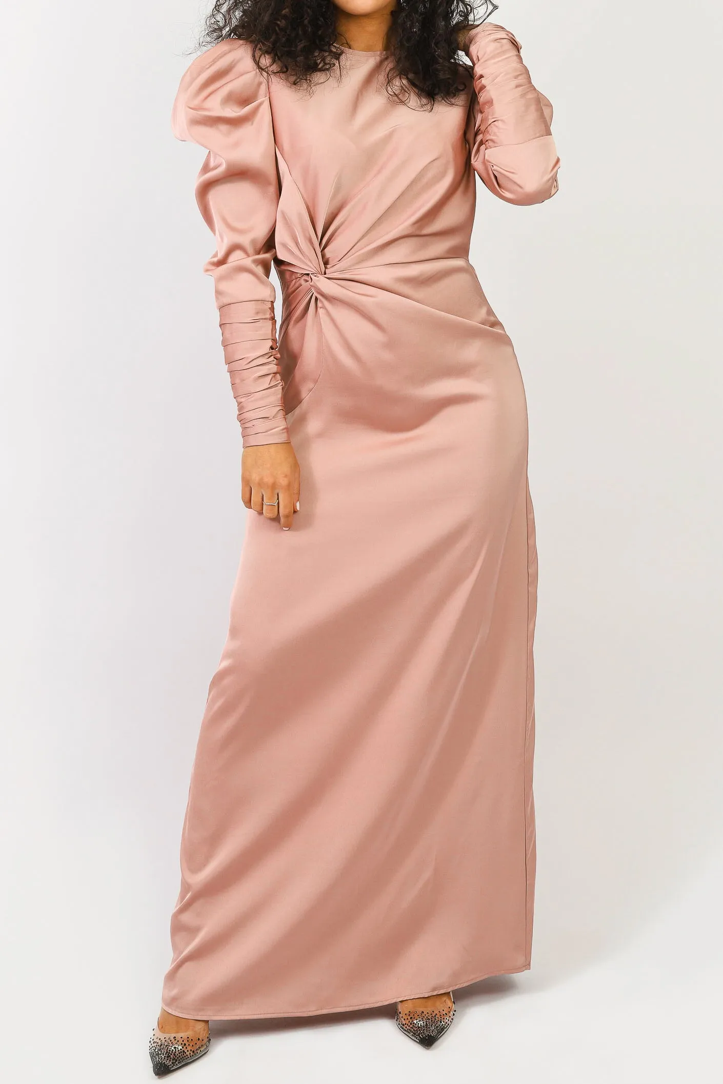 Billow Detailed Maxi Dress
