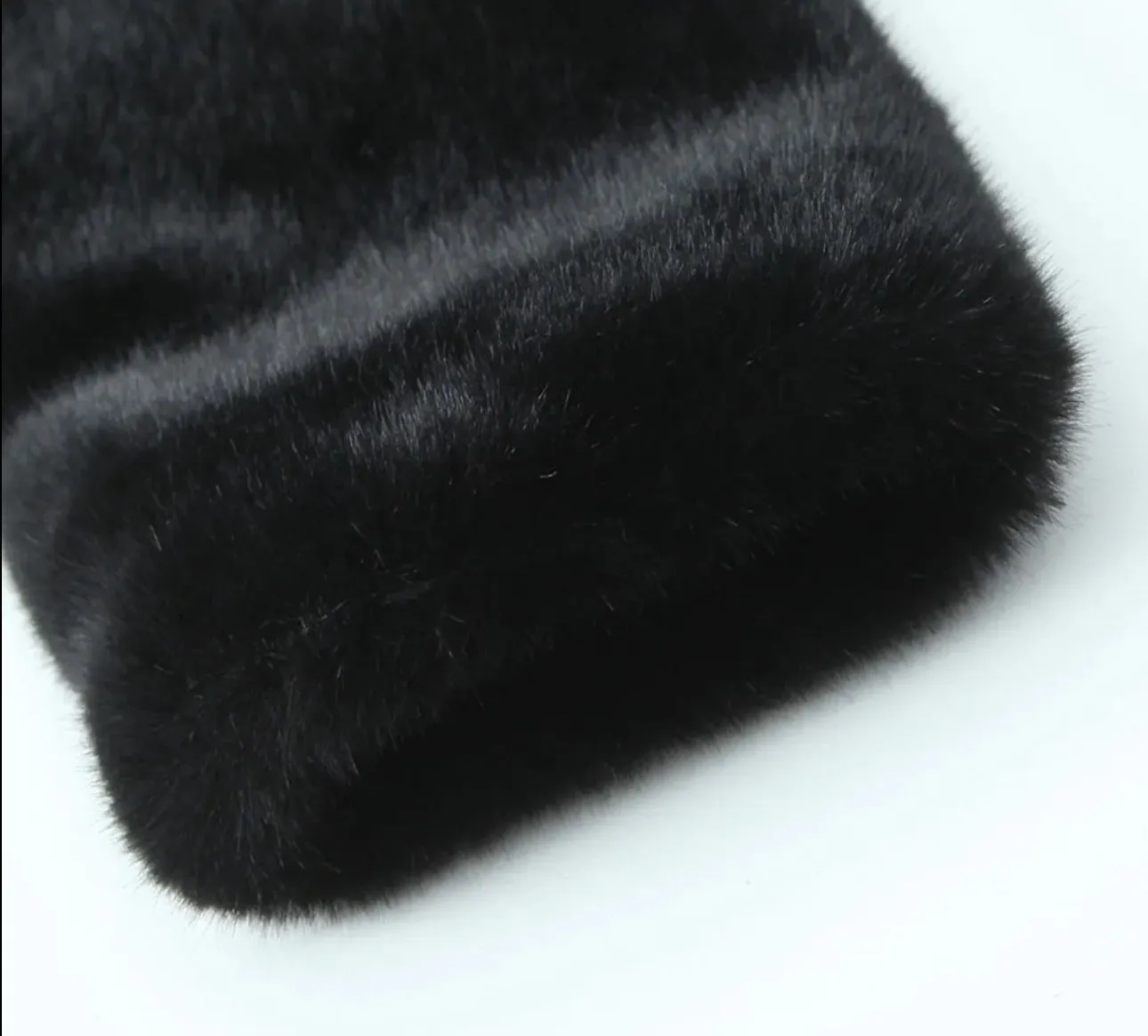 Black puffy coat