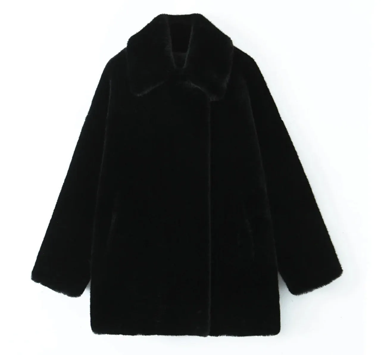 Black puffy coat