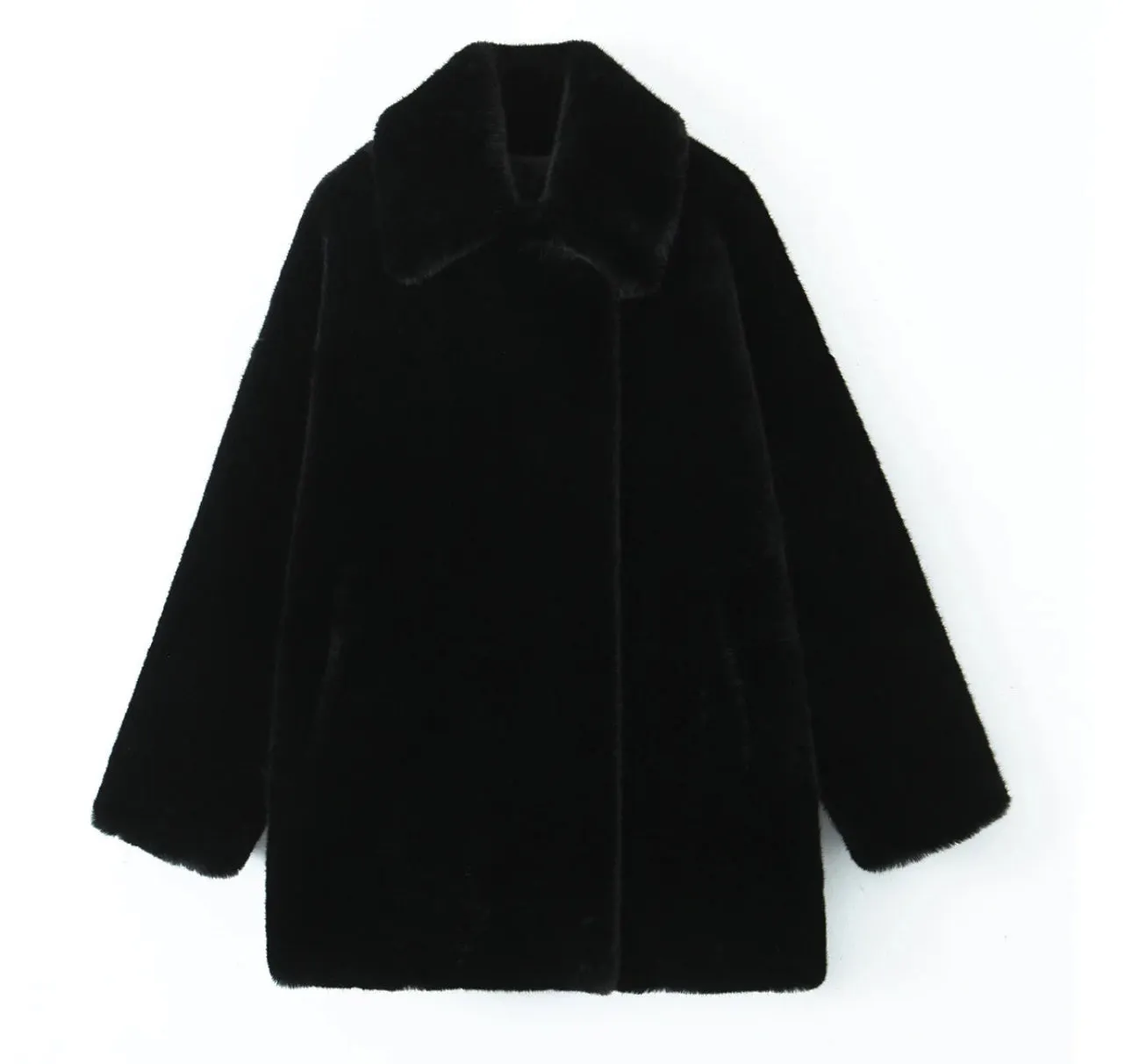 Black puffy coat