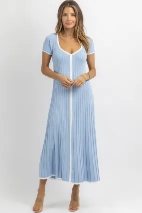 BLAIR SKY BINDED CONTRAST DRESS
