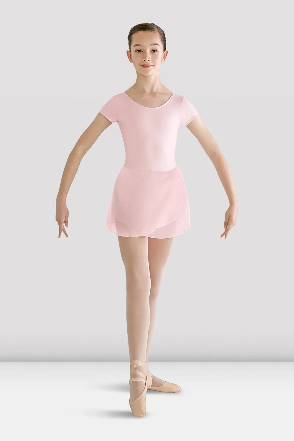 Bloch CL8262 Girls Cap Sleeve Skirted Leotard