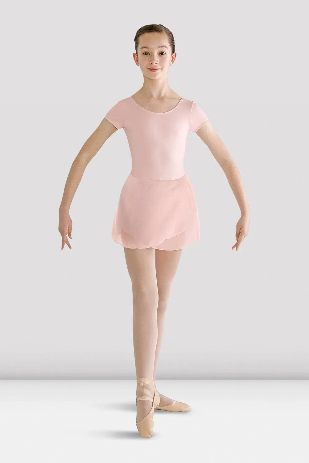 Bloch CL8262 Girls Cap Sleeve Skirted Leotard