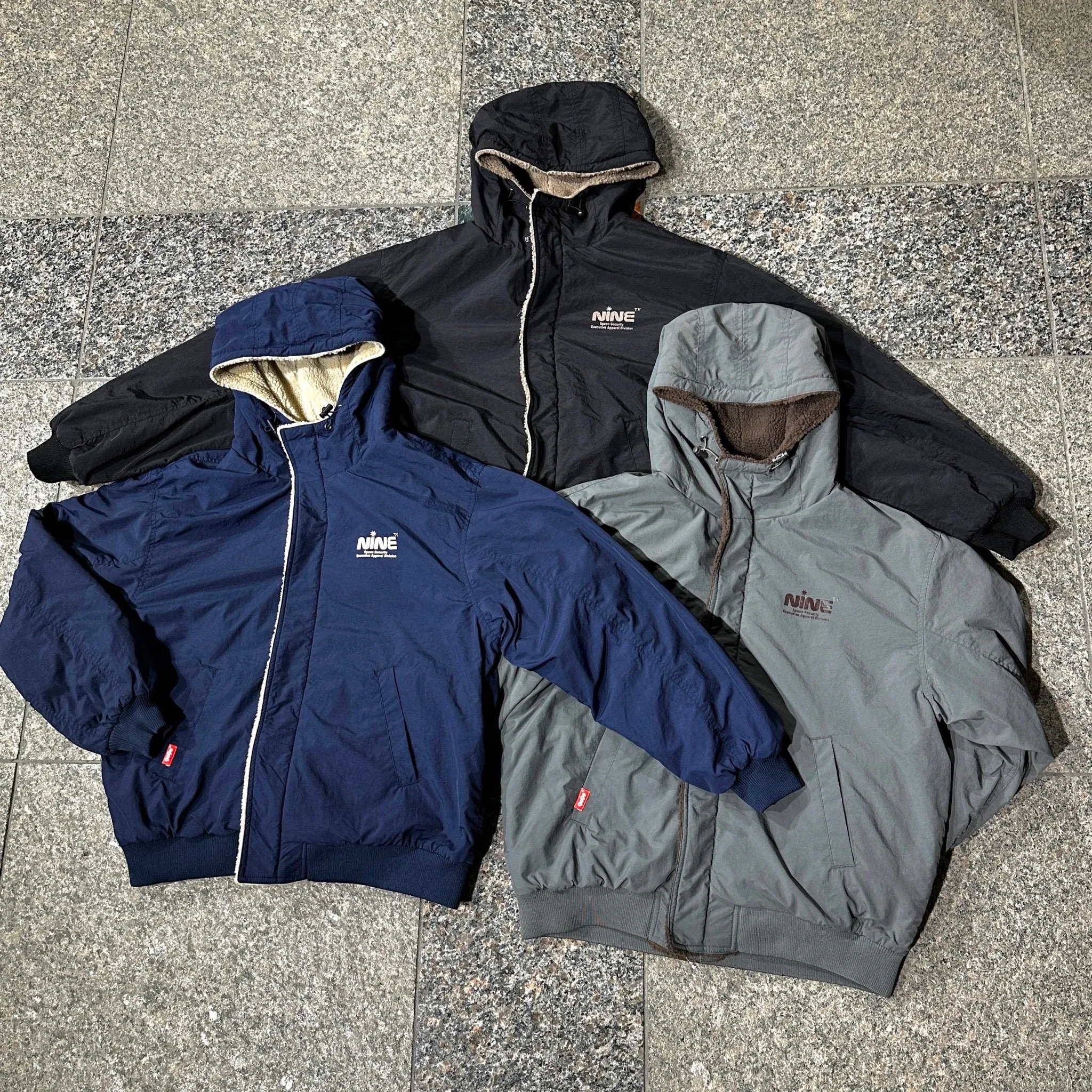 Boa & Nylon Reversible Puffer Jacket