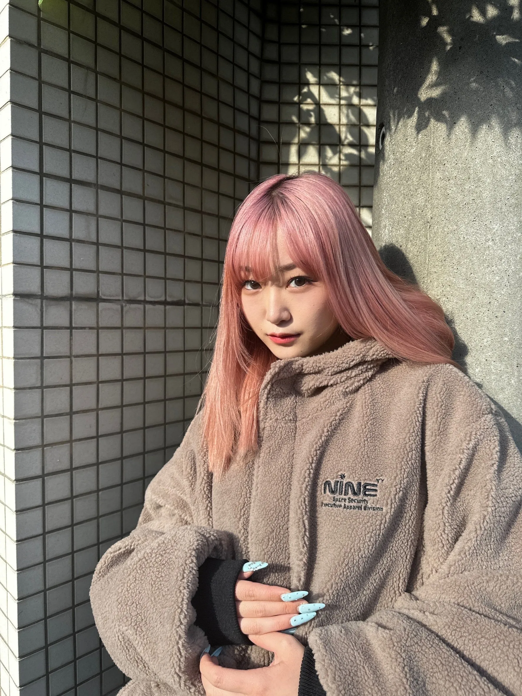 Boa & Nylon Reversible Puffer Jacket