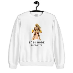 Boss Mode | Unisex Sweatshirt | Feminist Gamer