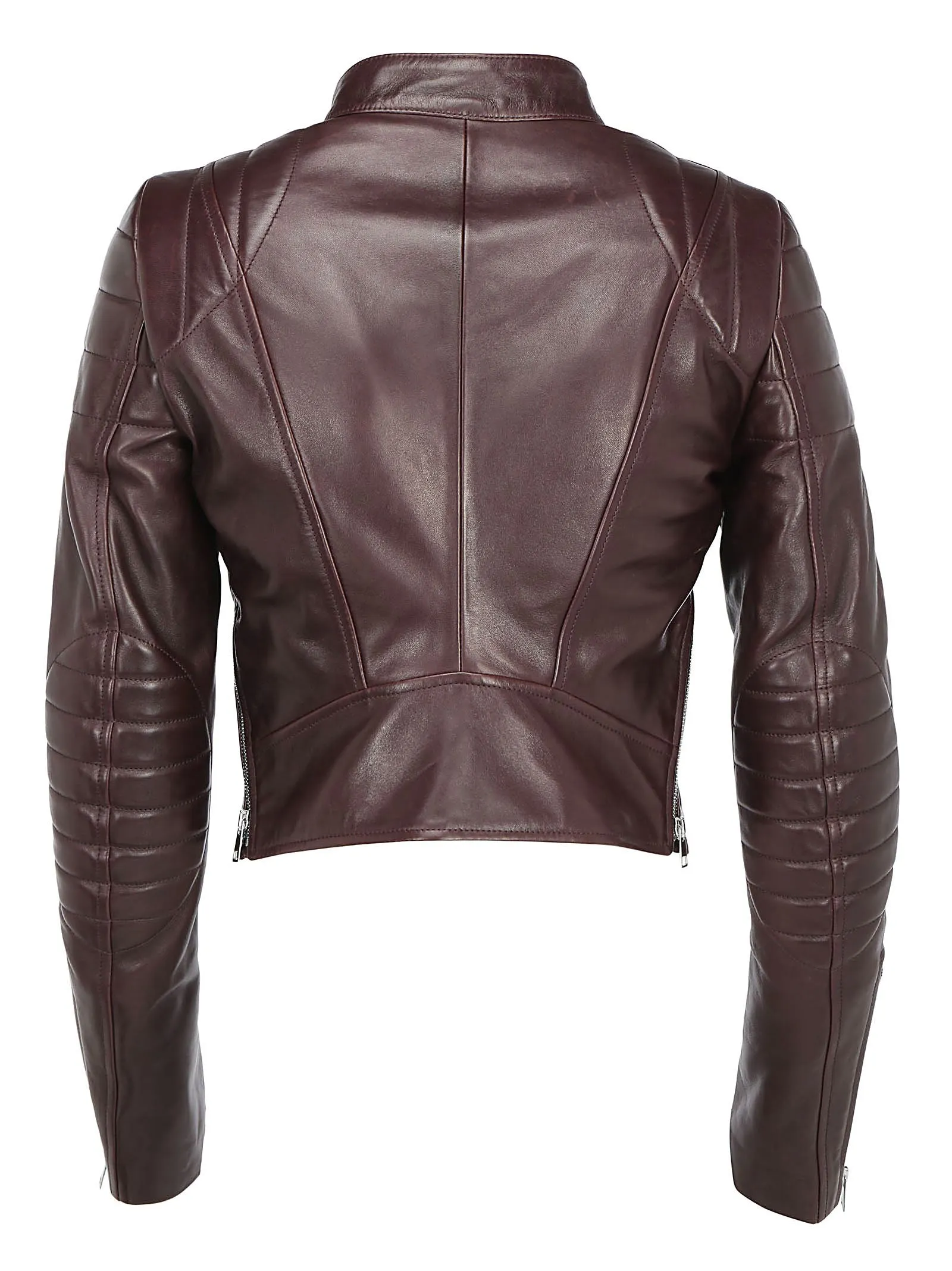 Bottega Veneta Cropped Leather Jacket