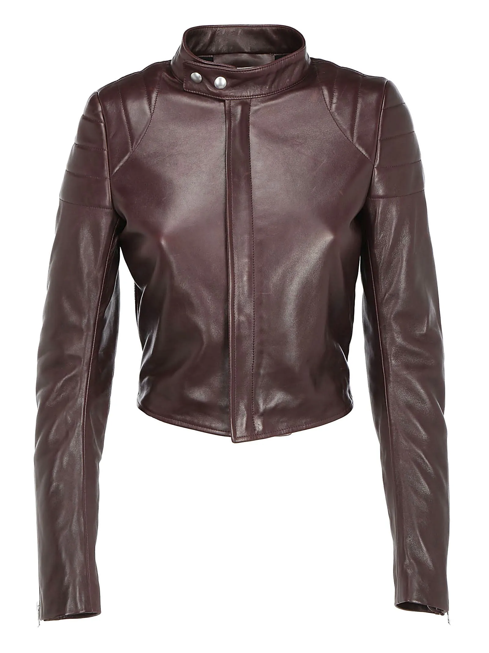 Bottega Veneta Cropped Leather Jacket