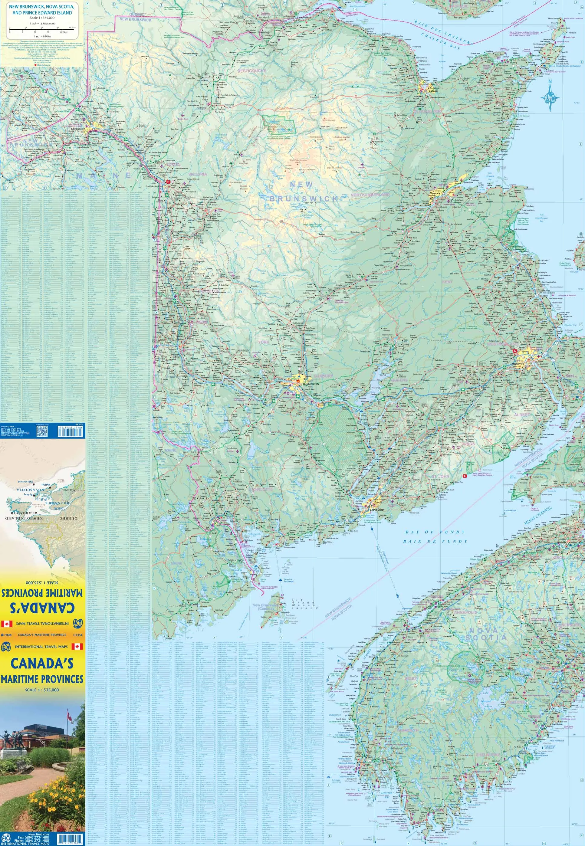 Canada: Maritime Provinces - Nova Scotia; New Brunswick; Prince Edward Island
