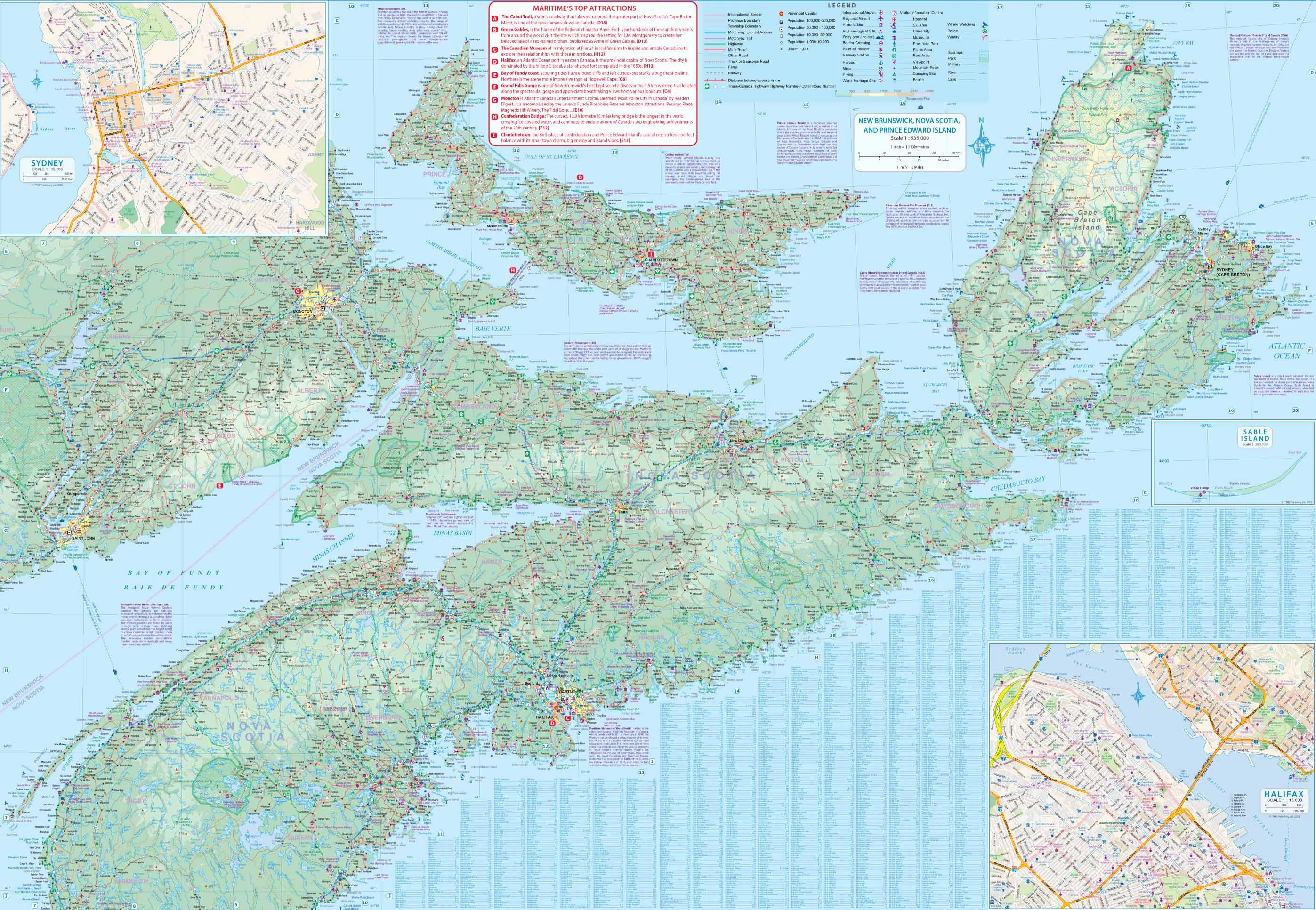 Canada: Maritime Provinces - Nova Scotia; New Brunswick; Prince Edward Island