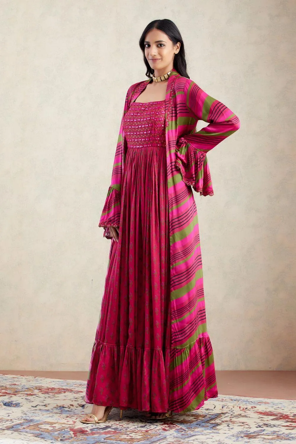 Cape and Maxi Set