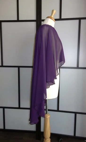 Chiffon Multi Purpose Shoulder Shawl Shrug in 3 Colors