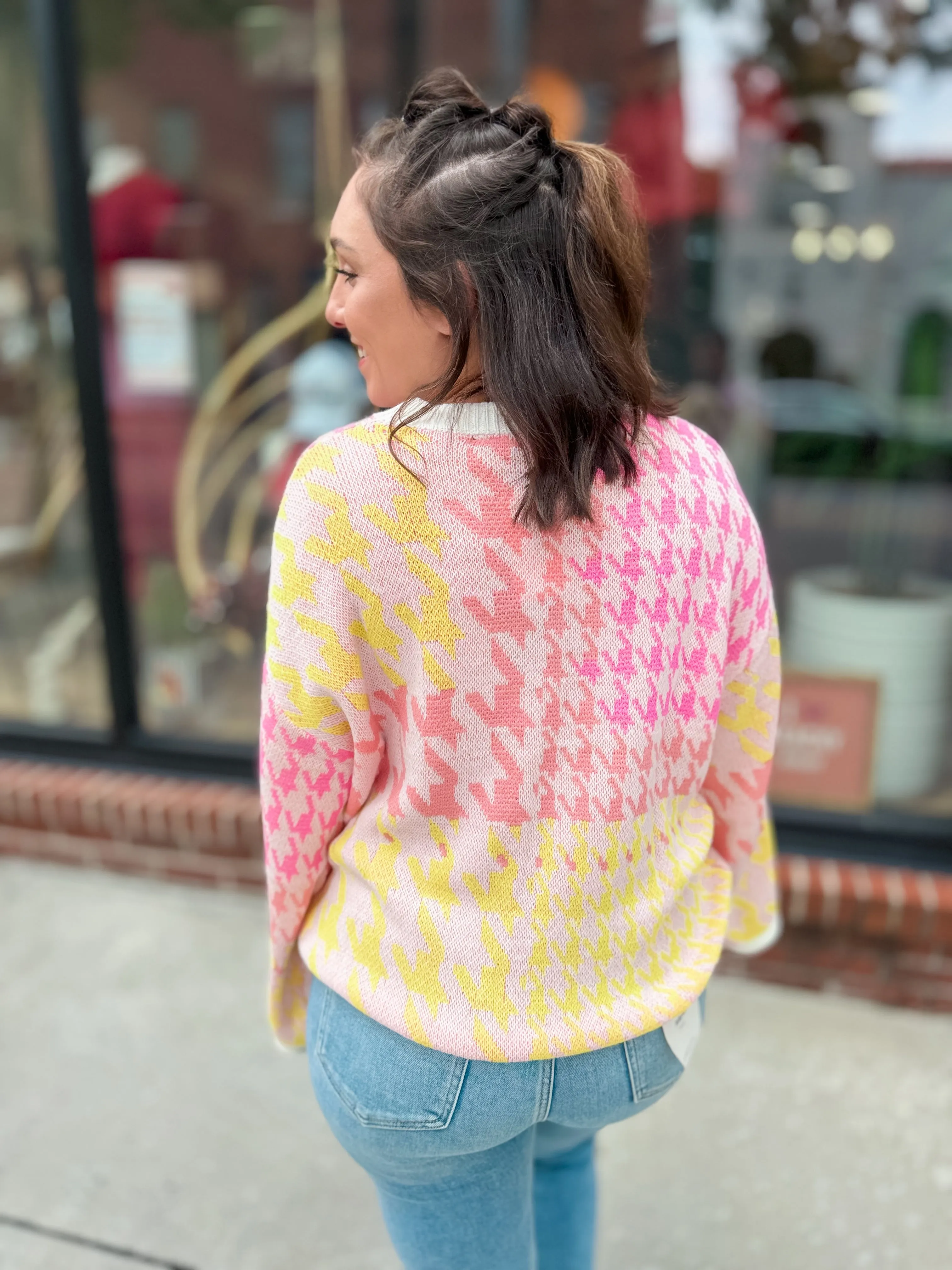 Citrus Crush Bell Sleeve Sweater