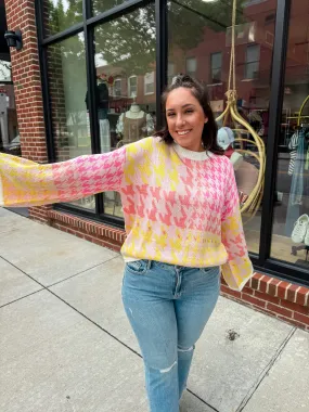 Citrus Crush Bell Sleeve Sweater