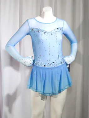 Competition Skating Dress light Blue BSU2882.31