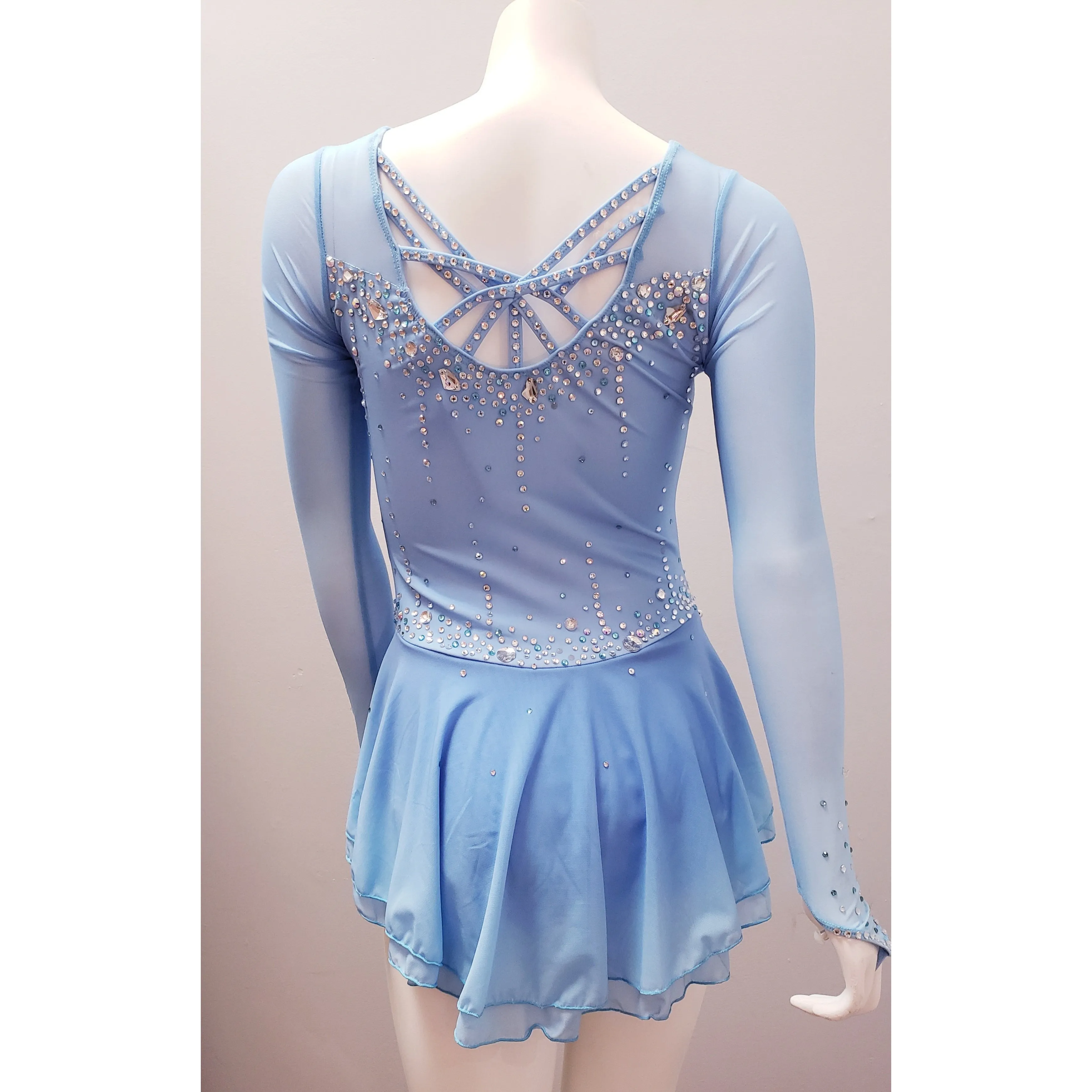 Competition Skating Dress light Blue BSU2882.31