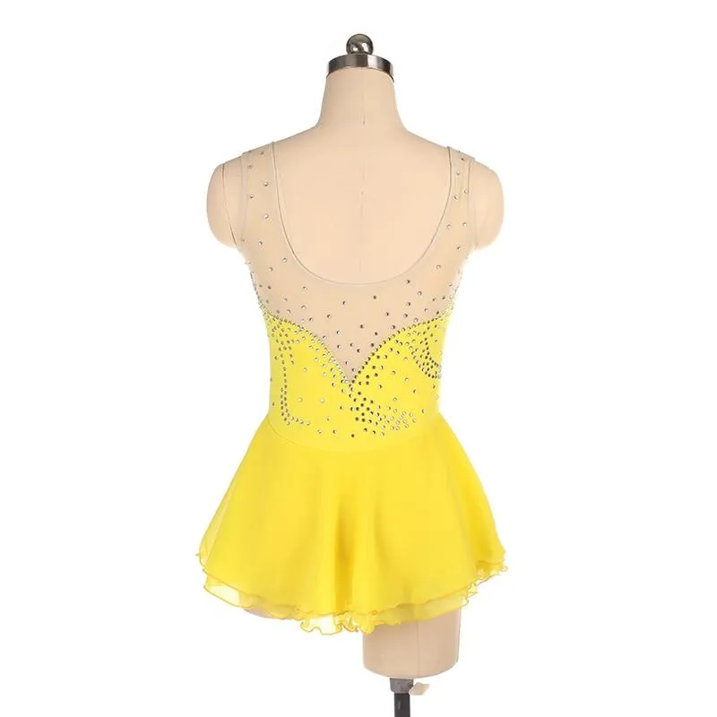 Competition Skating Dress Sleeveless Many Colors BSU060825