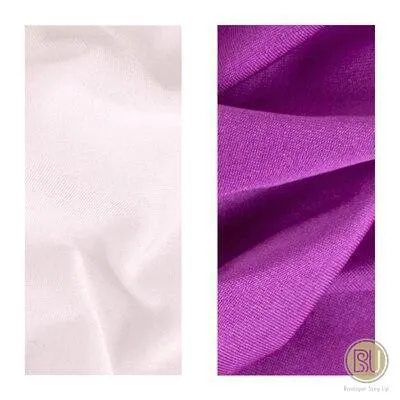 Competition Skating Dress White Purple Long Sleeves Available in 15 Colors