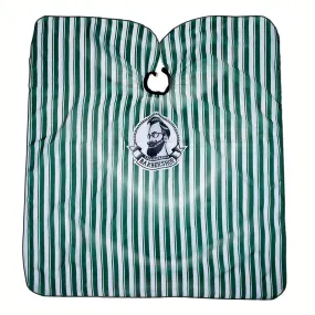 Cutting Cape, Barber Green Stripes