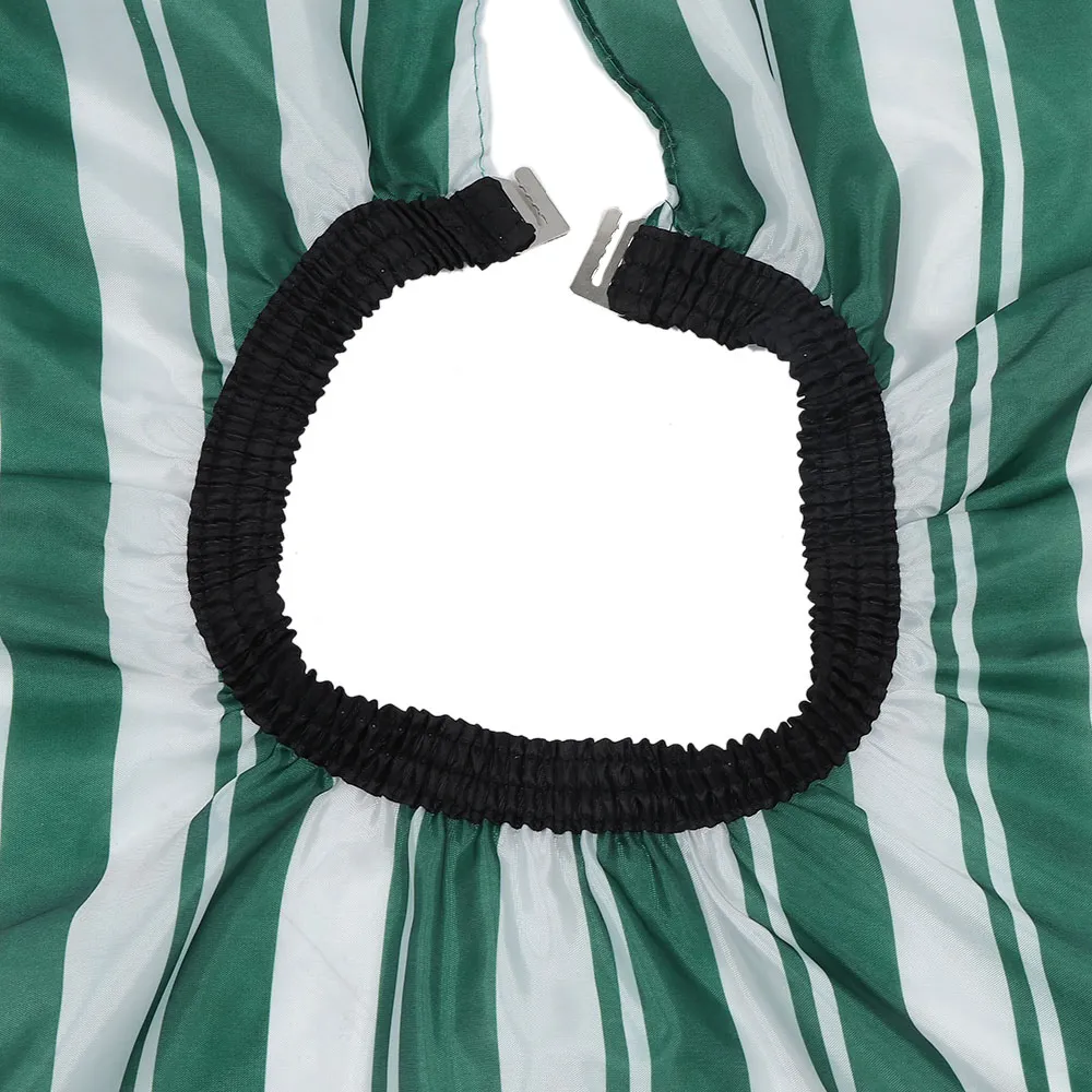 Cutting Cape, Barber Green Stripes
