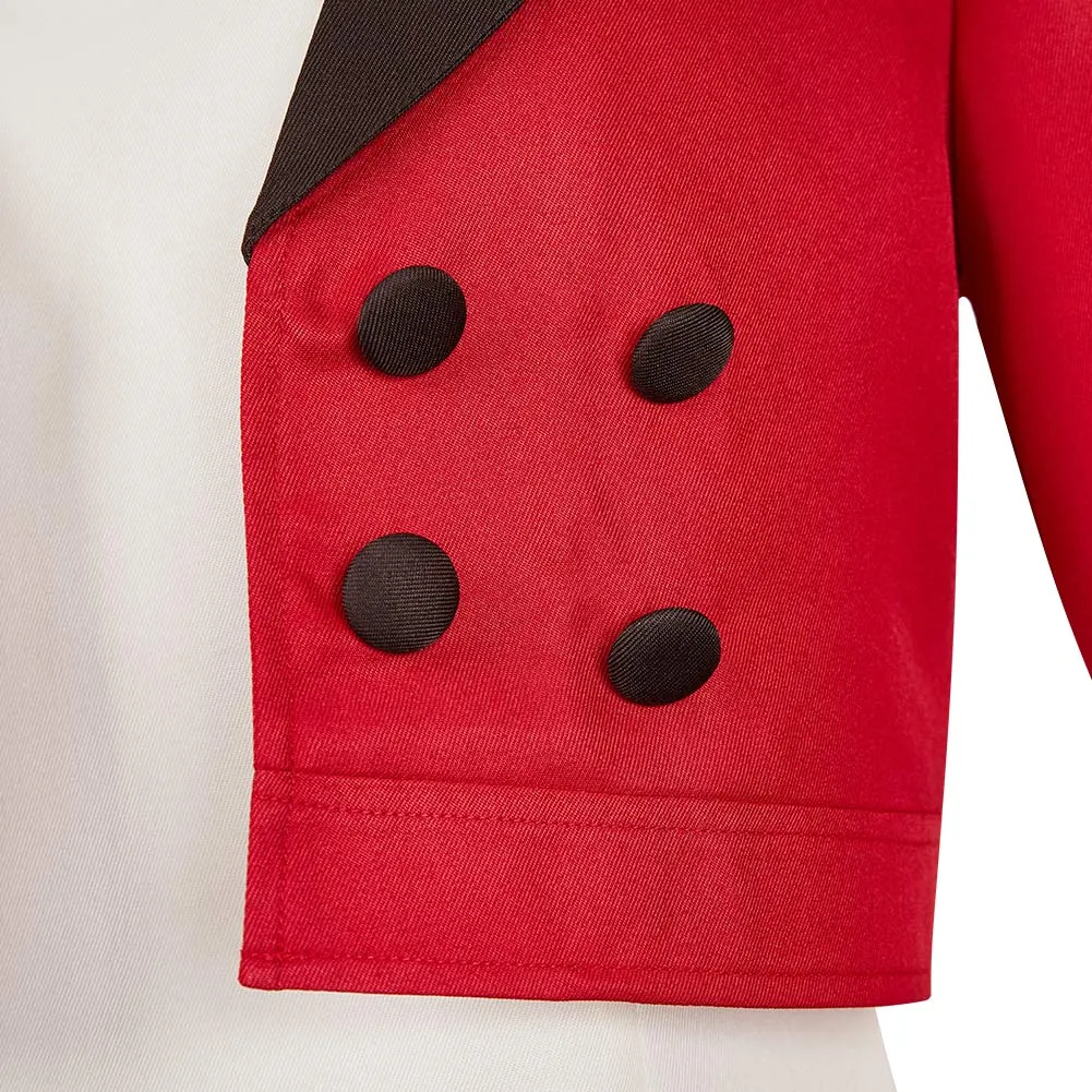 DANDADAN: Momo Ayase Red Coat Dress Cosplay Costume Outfits Halloween Suit