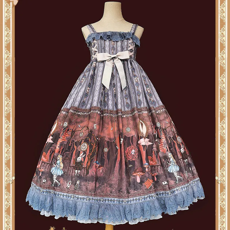 Dark Forest ~ Sweet Long Casual Lolita JSK Dress by Infanta