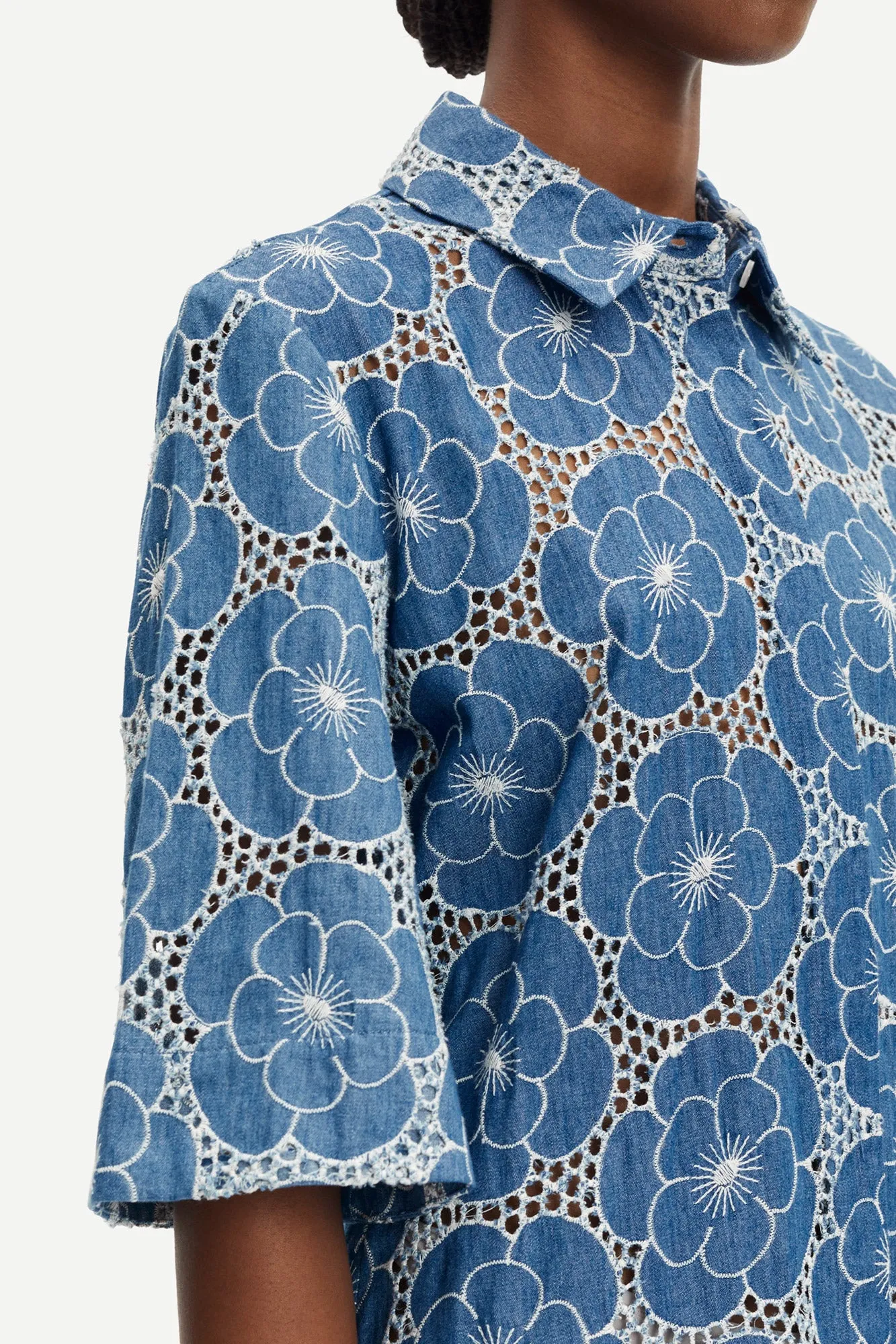 Demy Floral-Print Cotton Midi Dress
