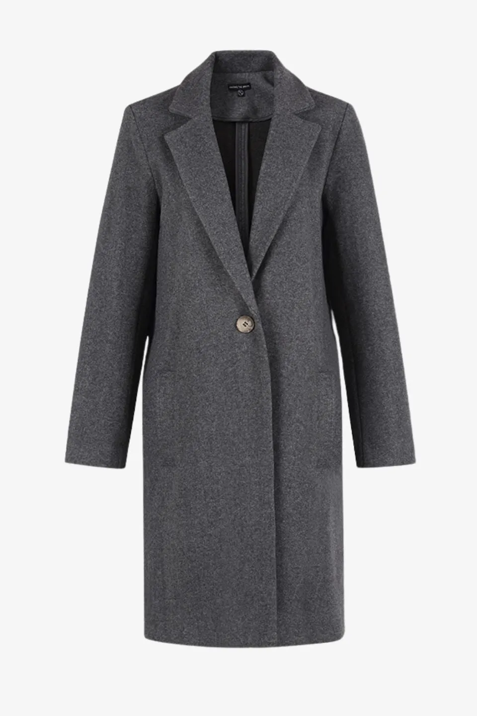 Edmonton Charcoal Marle Long Coat