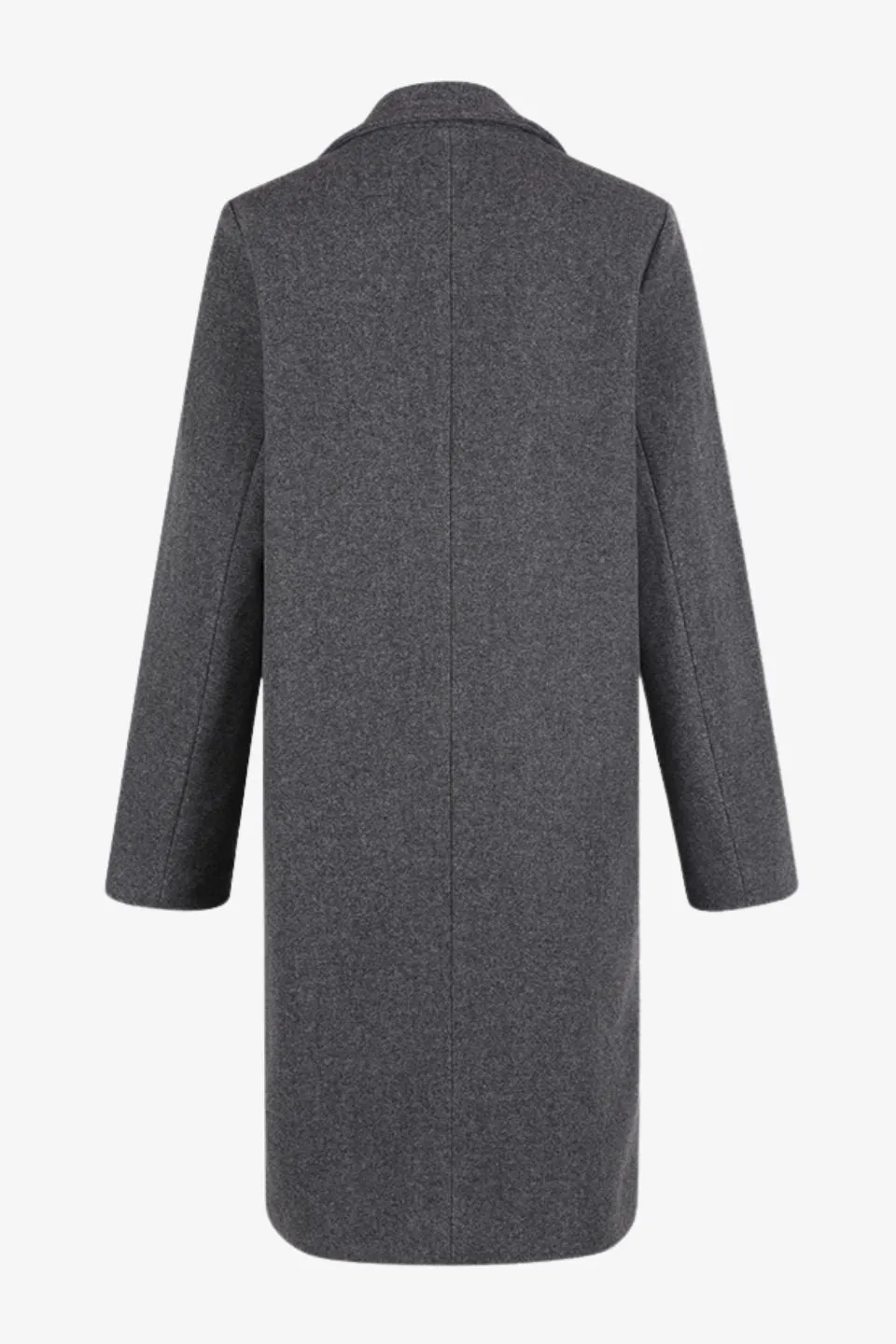 Edmonton Charcoal Marle Long Coat