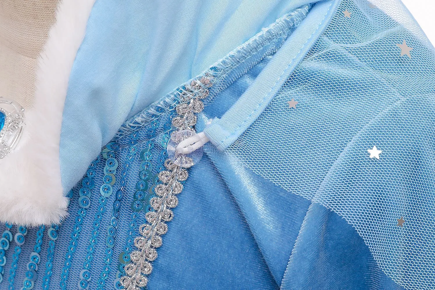 Fancydresswale princess Pageant Elsa frozen costume for Girls