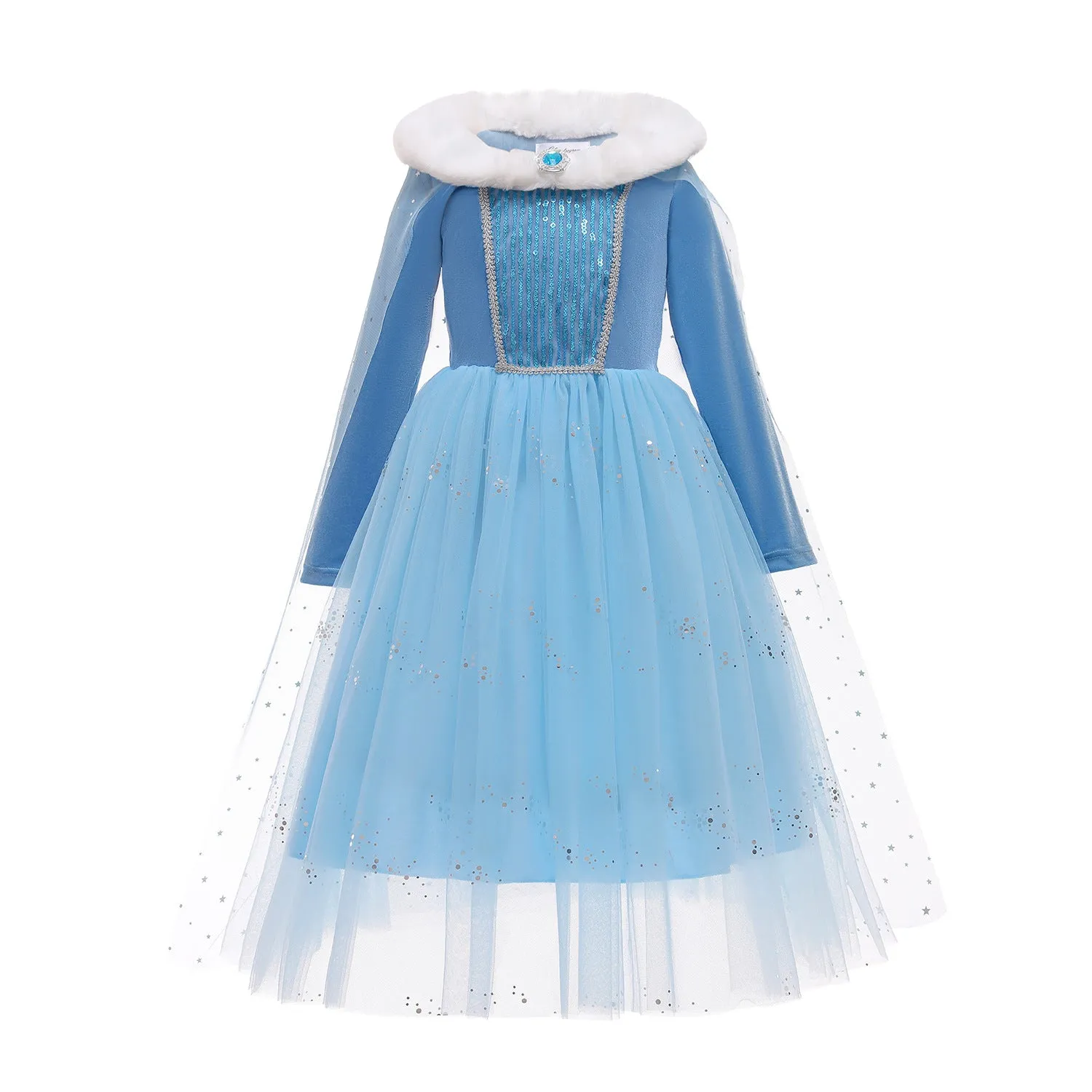 Fancydresswale princess Pageant Elsa frozen costume for Girls
