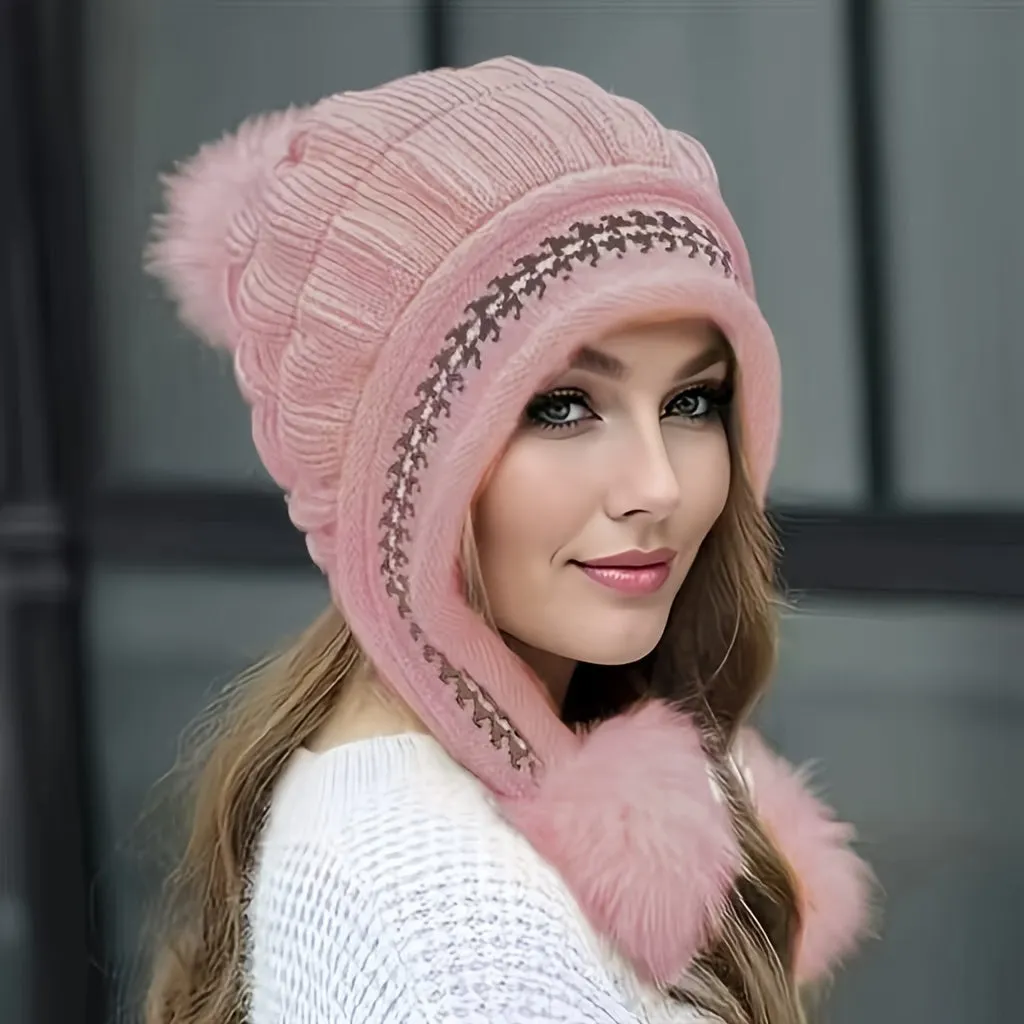 Fantasy Fleece Beanie - Balaclavas with Earflap, Stretchy Acrylic Fabric, Adjustable Cap, Storage Pocket, Hand Washable or Dry Cleanable for Ultimate Comfort and Versatility