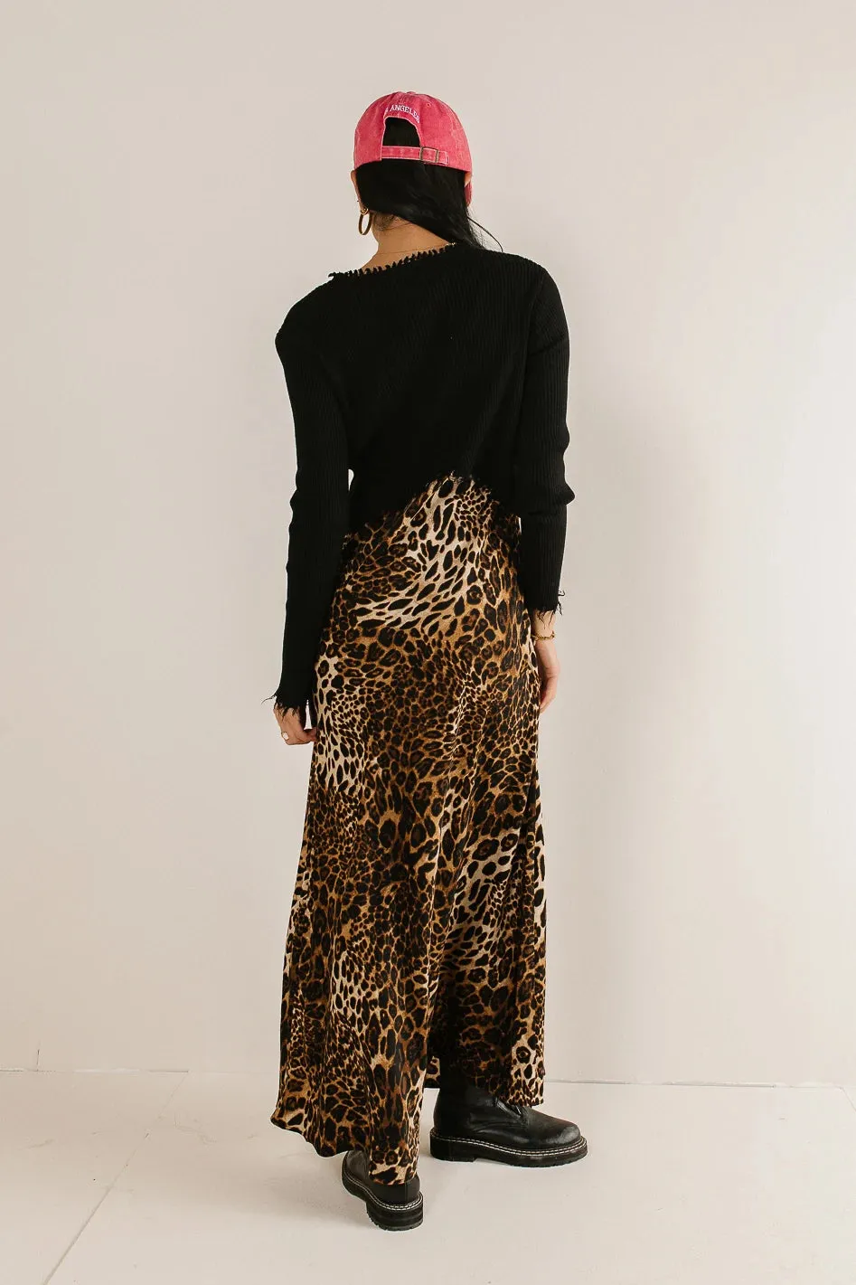Farren Twofer Leopard Print Dress - FINAL SALE